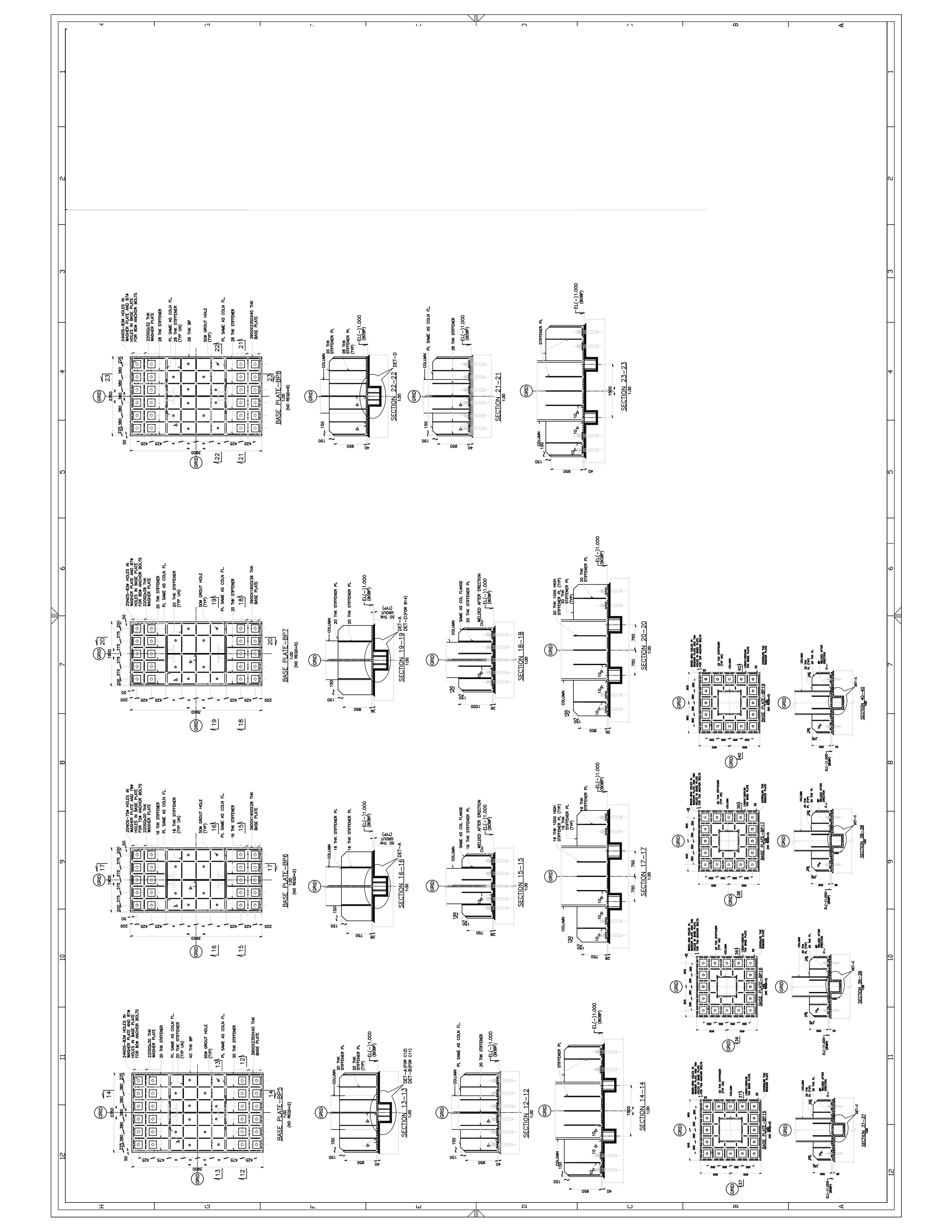 Anchor Bolt Layout